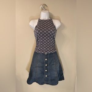 Geometric Patterned Tank Top
